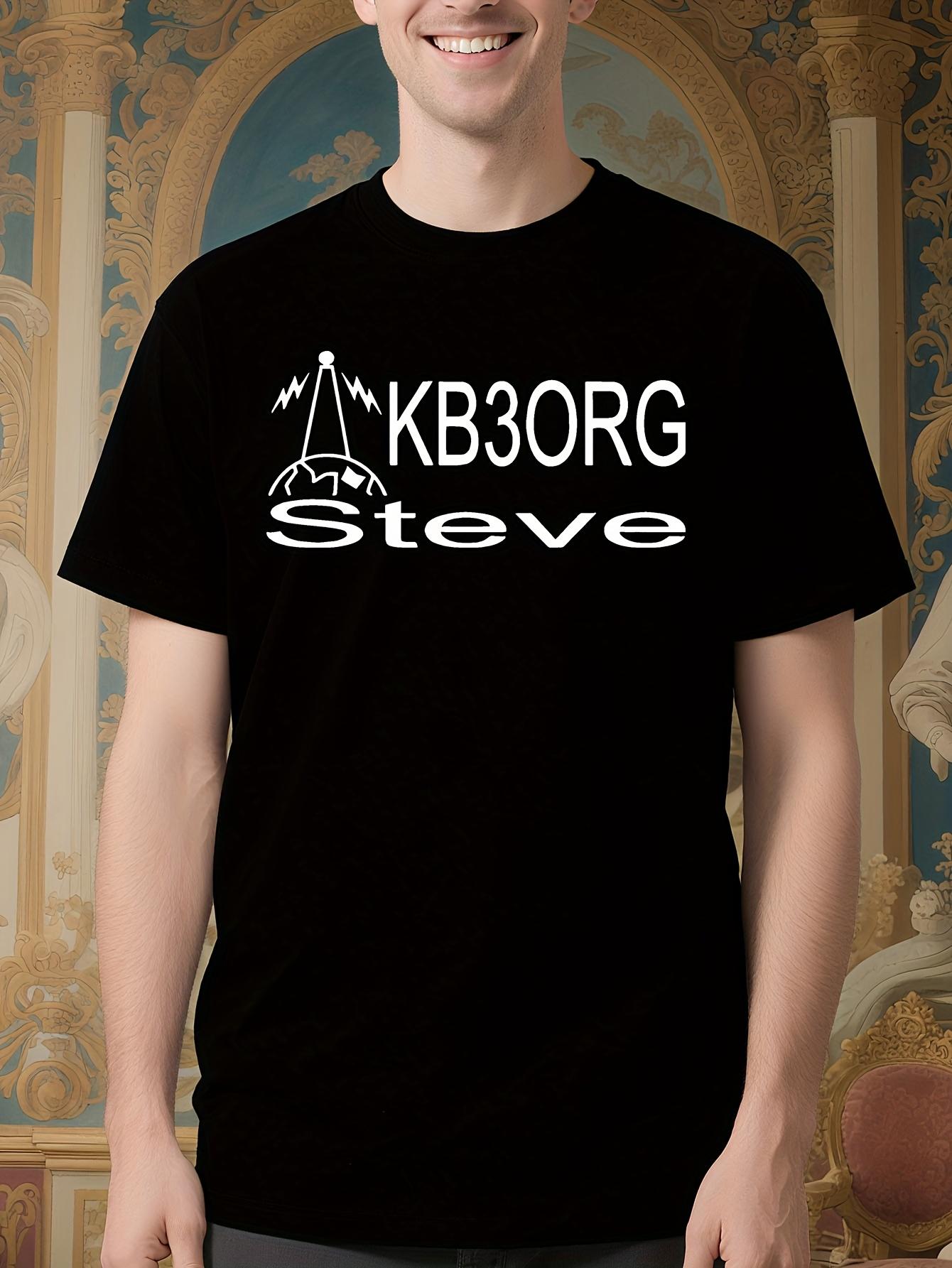 Personalized Call Sign Amateur Ham Radio Cotton Tshirt Ca... L