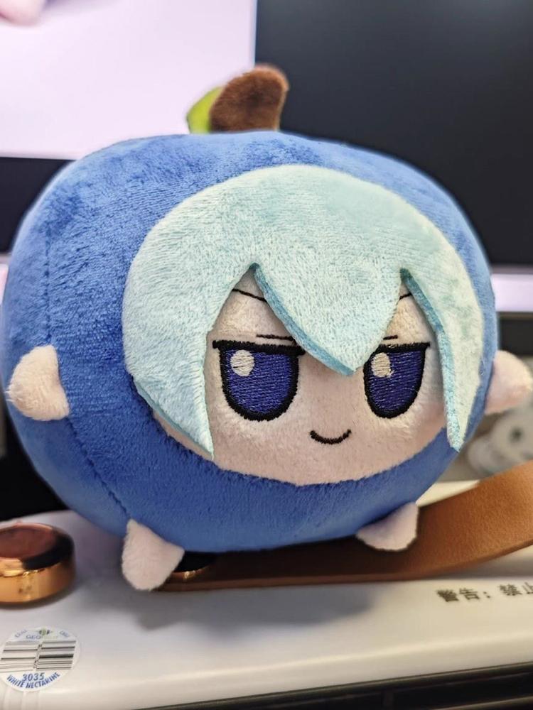 Fumo Cirno Apple Shape Touhou Project Hakurei Reimu Plush Toy Stuffed Doll Cartoon Soft Plushies Figure Collectible Fans Gifts
