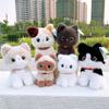 Soft Fluffy Kitten Plush Toys Stuffed Animals Stuffed Cat Lovely Pet Cat Doll  Birthday Gift