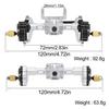 Aluminum Front Rear Portal Axle Complete Set+Brass Knuckle Cover For FMS FCX24 Power Wagon K5 FCX18 LC80 RC Crawler Upgrade Part