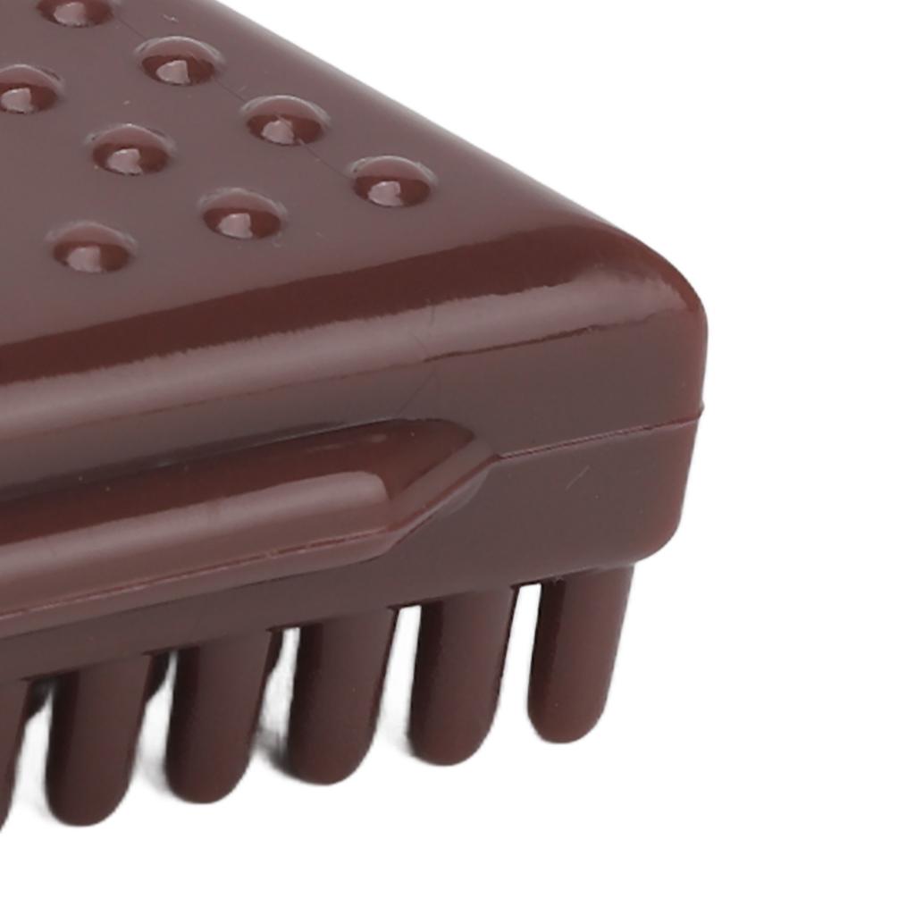 Silicone Meridian Massage Brush Triangle Dredge Collaterals Breast Slimming Brush Brown