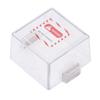 Emergency Stop Key Cover PC Transparent Magnetic Emergency Stop Switch Protective Case for Industria