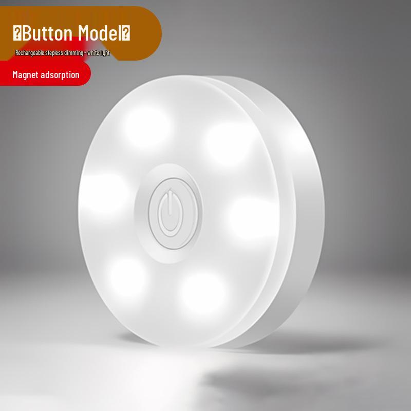 Rechargeable Smart Induction Night Light - USB, Motion-Sensor, Wireless, Energy-Saving for Bedrooms, Wardrobes, Hallways