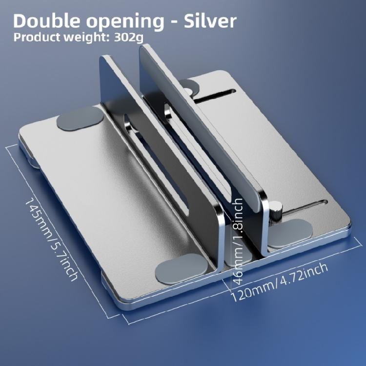 Portable Laptop Station Vertical Laptop Stand Adjustable Vertical Stand for Laptops and Tablets, Easy Heat Dissipation