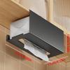 Moisture-proof Hanging Tissue Holder Punch-Free Paper Towel Rack  Kitchen Cabinet Doors