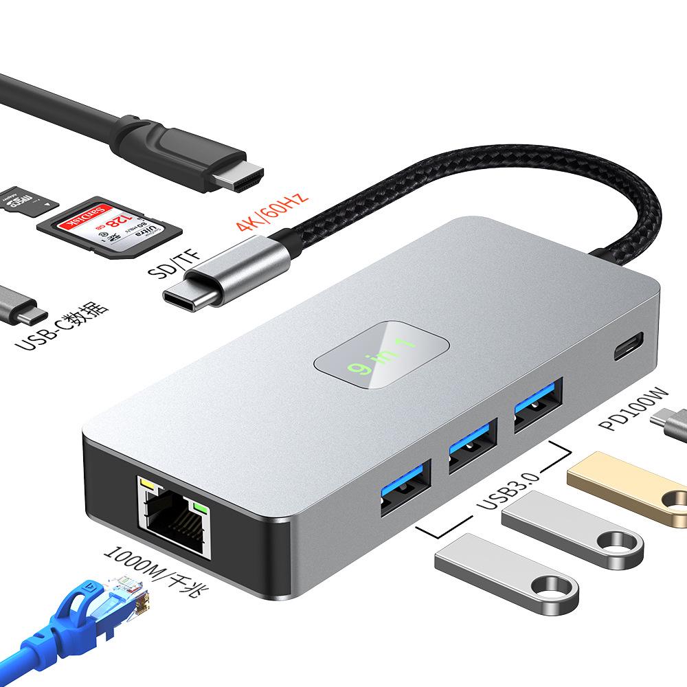 4K60Hz Multi-Screen 11-in-1 USB-C Docking Station for Laptops