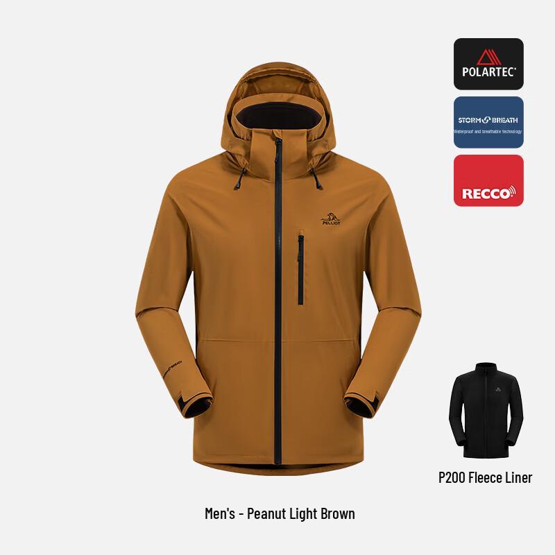 PELLIOT Herren 3-in-1 Outdoor Fleecejacke