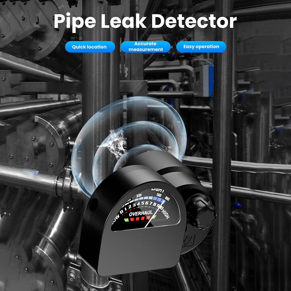 High-Sensitivity Pipeline Leak Detector Instrument Digital Display Audible Frequency Indicator Assisted Leak Detector Type C