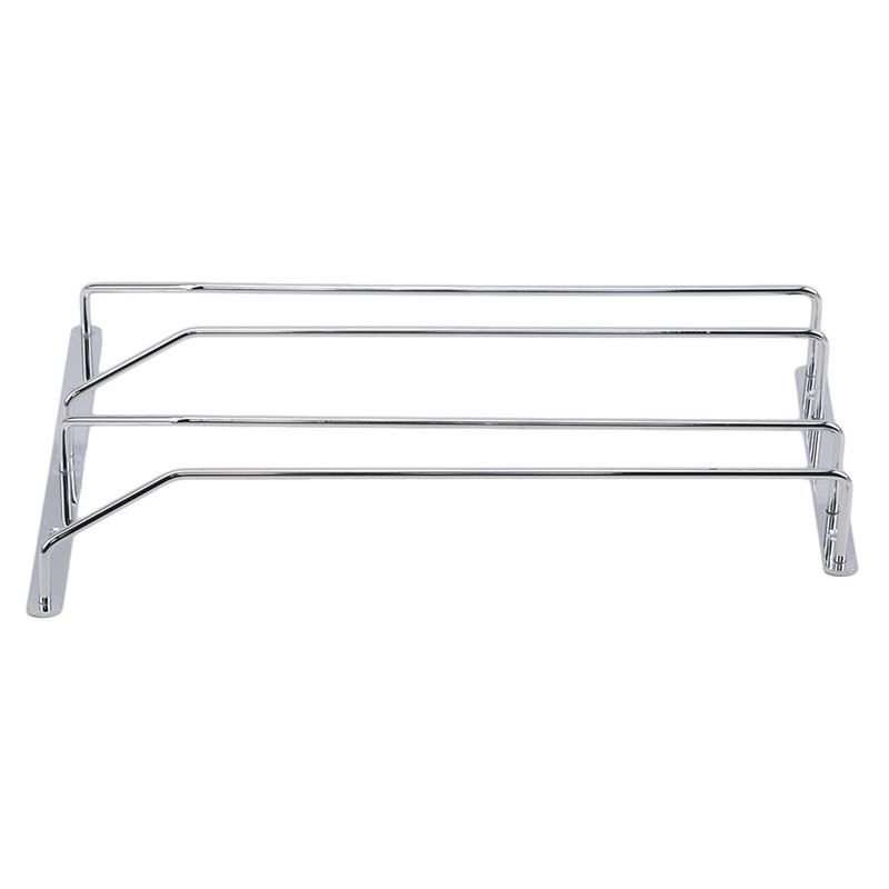Useful Iron Wine Glass Rack Holder Hanging Bar Inverted Rack Stainless Steel Wine Glass Rack Paper Roll Holder Kitchen Organizer