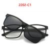 5Pcs Magnetic Polarized Clip On Sunglasses Women Men Plastic Frame For Night Driving Sunglasses Uv400