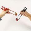 Durable Plastic 1 Reusable Training Chopstick - A Quick Assistant for Beginners and Enthusiasts, Catering Service Equipment