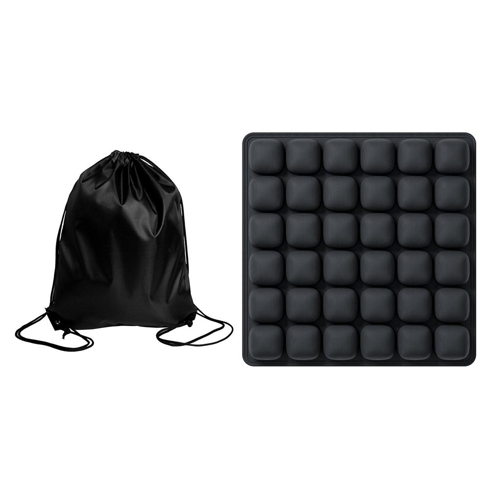 Inflatable Seat Cushion with Storage Bag 3D Air Seat Cushion Adjustable Portable Air Cushion for Travel Office
