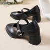 High Heels Pointed Toe Basketball Platform 2025 Chunky Sandals Women's High-Heeled Shoes Footwear Shallow Mouth Mary