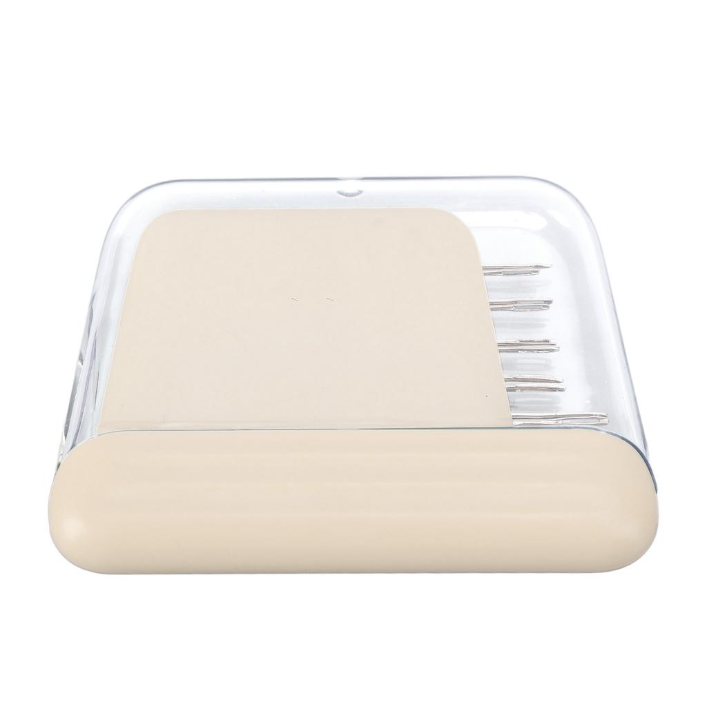 Magnetic Sewing Needle Case Portable Sewing Needle Storage Box with 10 Needles for Outdoor Projects