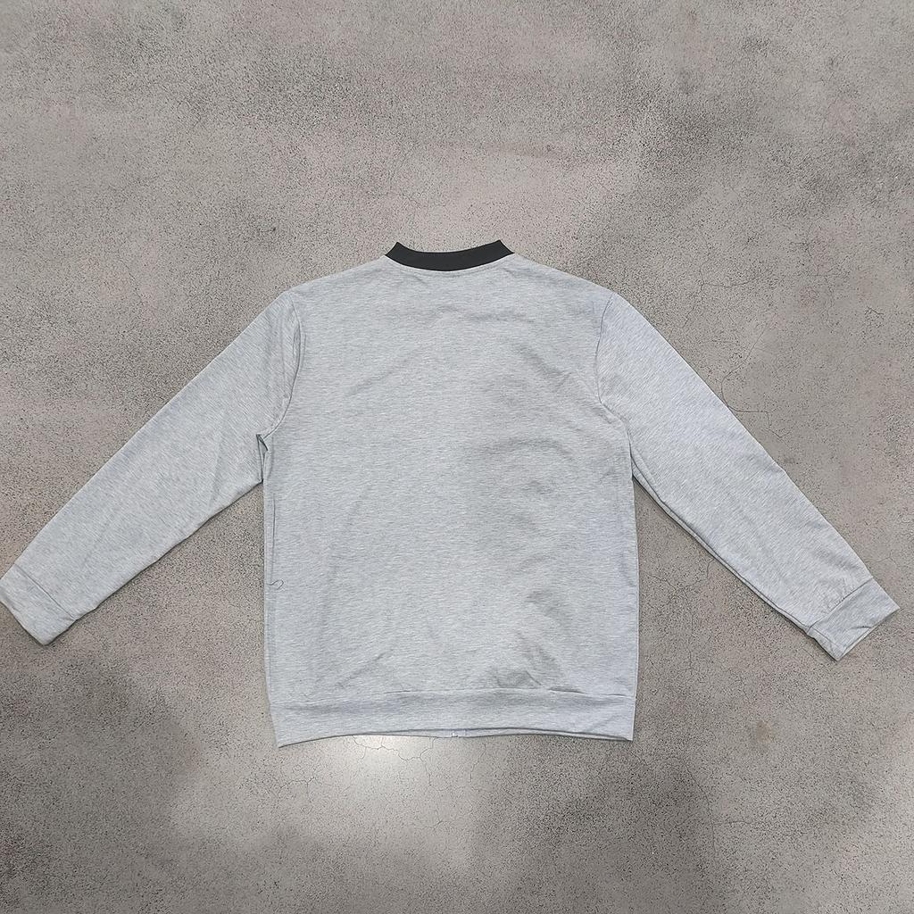 2025 Spring and Autumn Men's Stand Up Collar Jacket Solid Color Sports and Leisure Zipper Long Sleeve Top Men's Coat