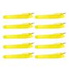 10Pcs Colorful Highlighter with Metal Round Keyring Chisel Tip Marker Pen Quick Drying for Scrapbooking Calendar Journal