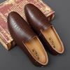 Genuine Leather Mens Dress Shoes Fashion Men Casual Shoes New Design Men Loafers Solid Colors Man Shoes for Men
