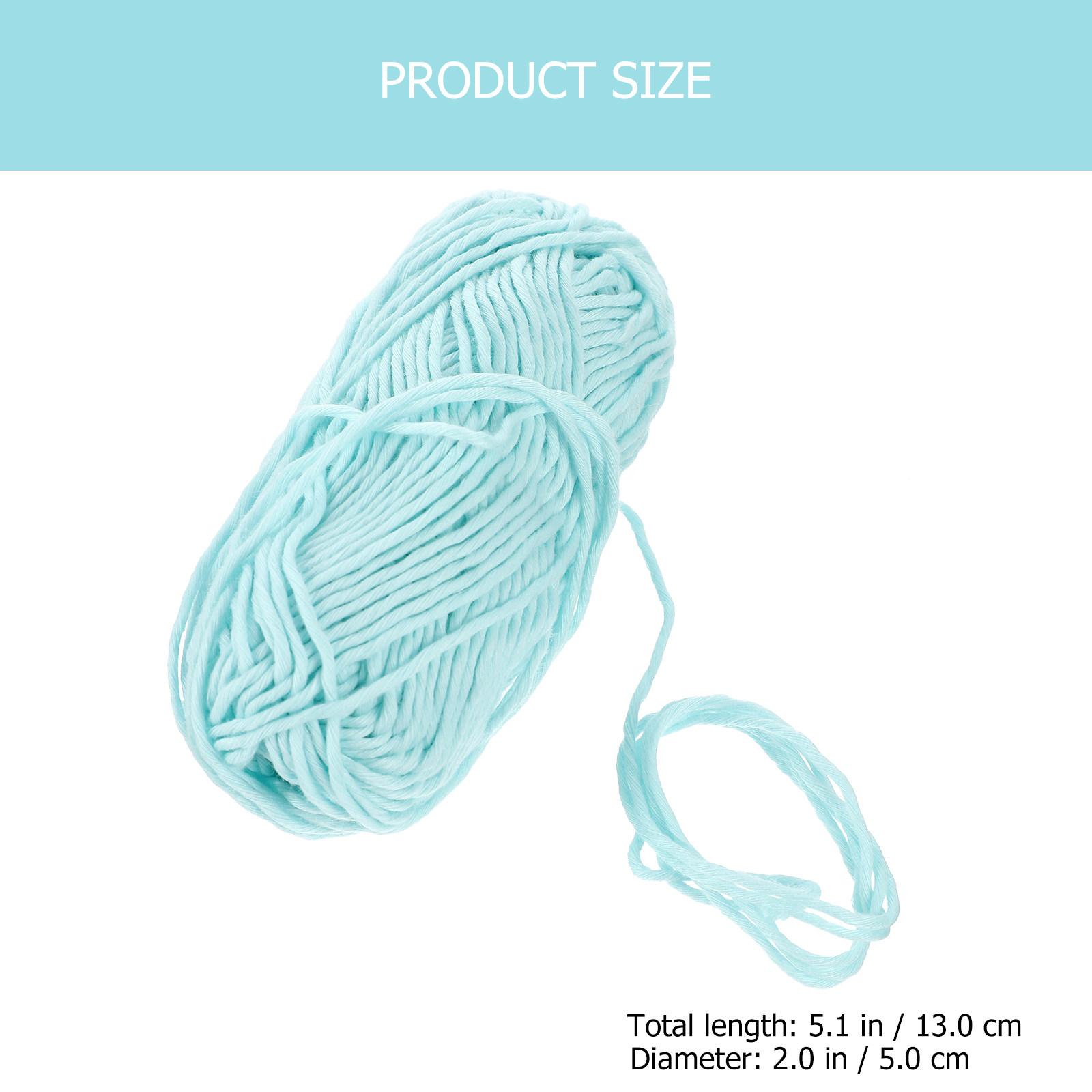 

Luminous Crochet Yarn Glow in The Dark Exquisite Workmanship Comfortable Soft Braided Yarn for DIY Hand Knitted Projects синій