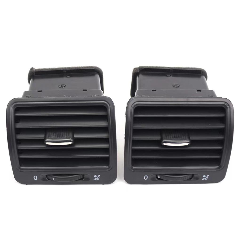 Liuquan Black Dashboard Air Vents for VW Jetta MK5/Golf 5/Rabbit - OEM Part Numbers: 1K0819728, 1K0819703, 1K0819704, 1K0819203