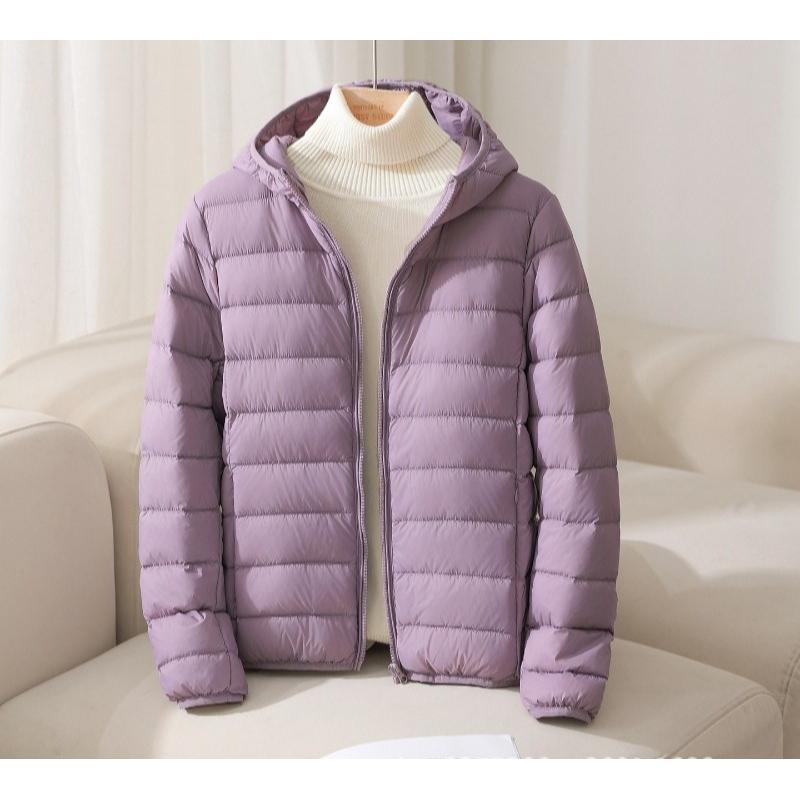 Women Puffer Jacket Plus Size 5XL 6XL 7XL New Spring Autumn Female Ultra Lightweight Packable Hooded Down Coats