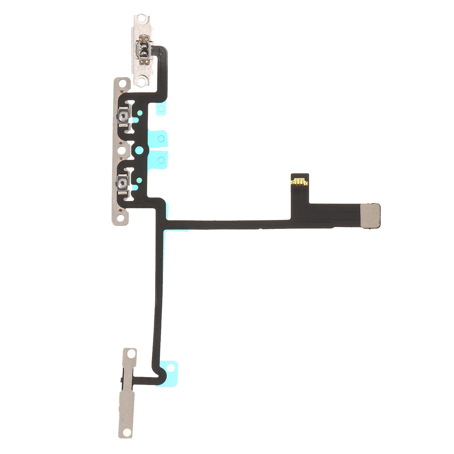 

Volume Button Flex Cable Spare Part with Metal Plate for iPhone X Type A