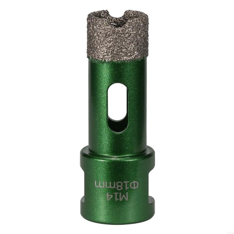   High Efficiency Threaded Teeth Brazed Hole Cutter For Tile Marble Glass 6-50mm