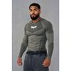 Summer New Men's Long Sleeves  Sports Running Training Speed Dry T-shirt