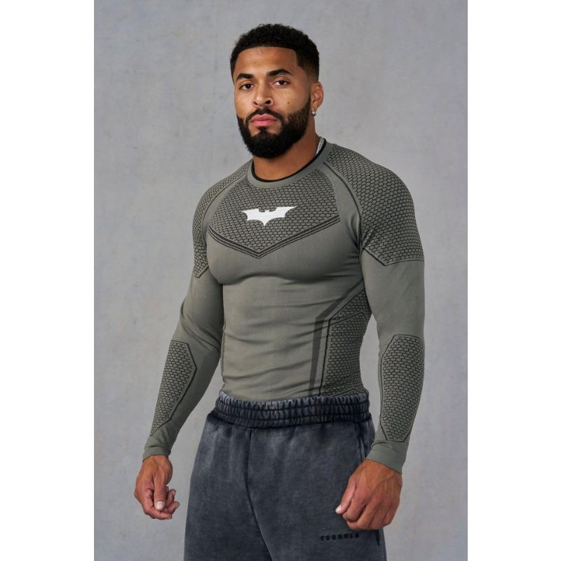 Summer New Men's Long Sleeves Sports Running Training Speed Dry T-shirt
