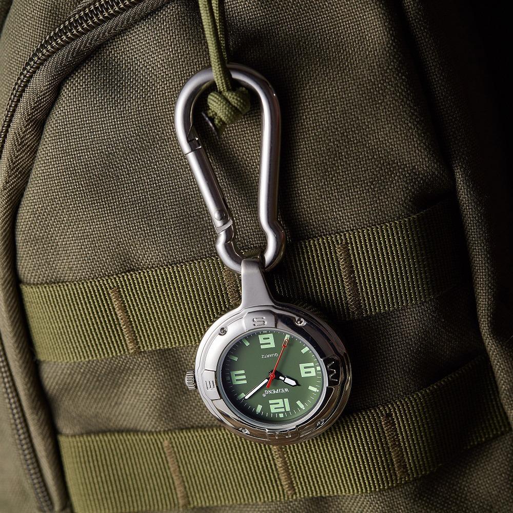 Watch Mountaineering Watch Keychain Watch With Luminous Keychain Creative Multifunctional Flip Keychain Men