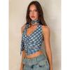 Retro Neck Sling Vest Women's Clothing, Autumn New Sexy Slim and Thin Versatile Top Women