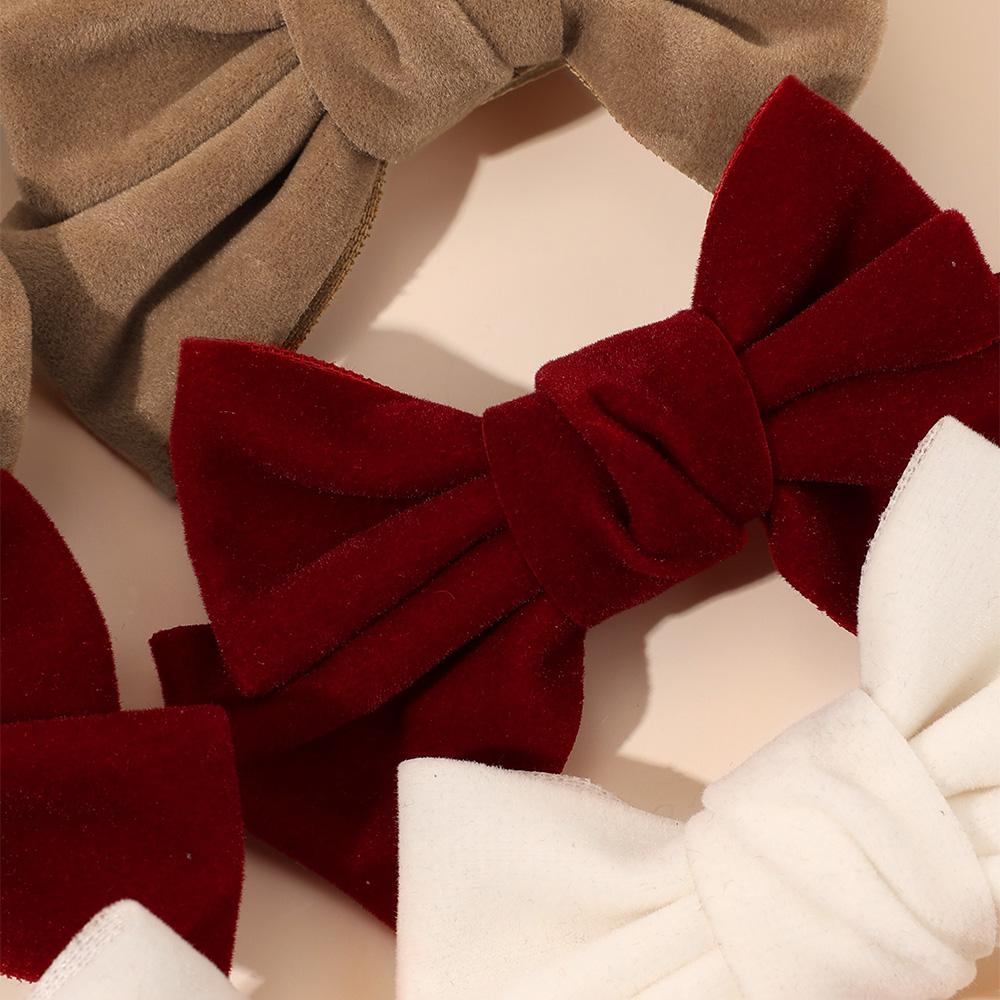 10Pcs/Set New Velvet Bow Hair Clips Multicolor Cute Ribbon Hairpins For Girls Children Women Fashion Headdress Hair Accessories
