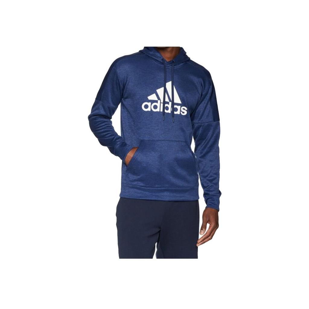 Adidas Logo Print Pullover Sweatshirt Men Tops Navy-Blue DH9320