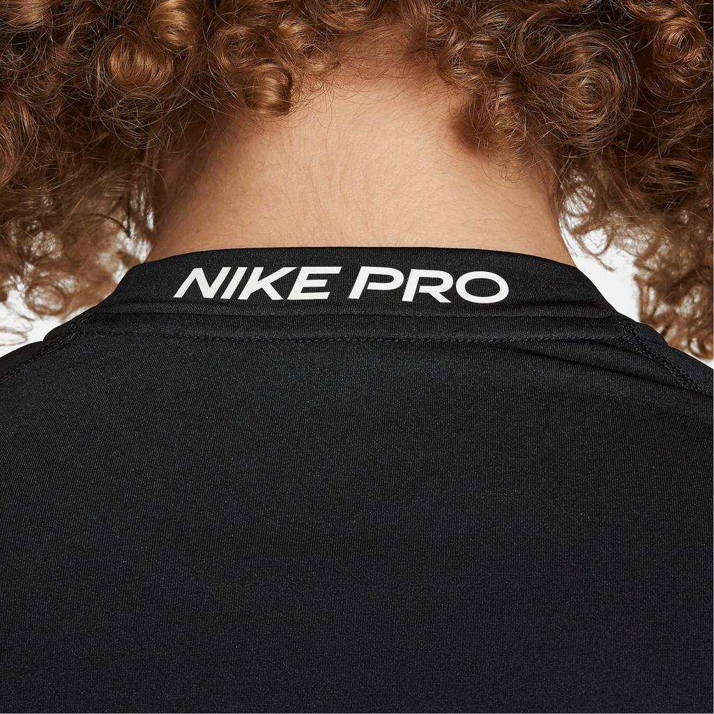 Nike Camiseta Infantil Manga Longa Ajustada Secagem Rápida Tops Infantis Preto FJ6822-010