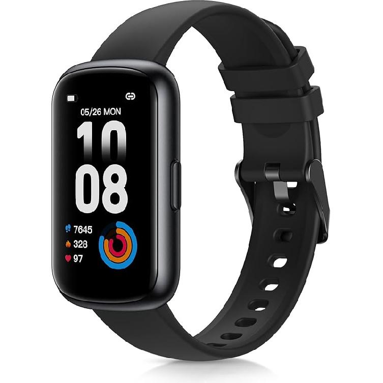 Фитнес-трекер с круглосуточным мониторингом сердечного ритма, кислорода в крови, сна, водонепроницаемостью 3ATM, Фитнес-часы/Смарт-часы/Трекер активности, Шагомер/Шаги