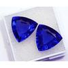 Stunning Natural Blue Sapphire 9.40 Ct Trillion Cut Pair Certified Gemstone