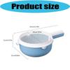 Handle Draining Basket Plastic Double Layer Colander Bowl for Fruit Washing, Vegetable Washing and Water Draining