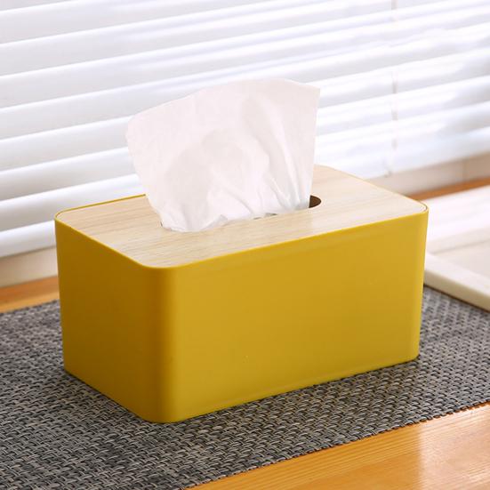 Cutie pentru șervețele în stil nordic Cutii de depozitare pentru șervețele detașabile din plastic pentru serviciu lung