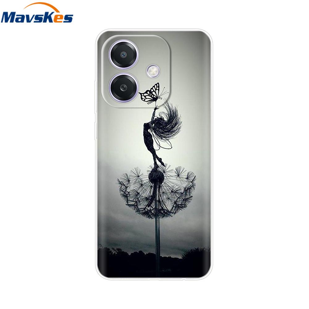 Soft Clear TPU Case For Oppo A3X A3 4G 5G 2024 Cases Soft Silicone Phone Cover for OPPOA3X OPPOA3 Protective Shell Cover Coque