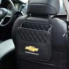 Autositz-Aufbewahrungstasche PU-Leder Auto-Müllbeutel Hängende Aufbewahrungstaschen für Colorado Cruze Spark Captiva Malibu Trax