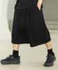 MASSNOUN Bermuda Single-Pleat Balloon Wide Shorts Msfsp003-Bk