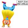 Easter Bunny Clown Adult Kids Inflatable Costume Funny Cute Rabbit Cosplay Suit For Performance Festival Carnival Party Clothing