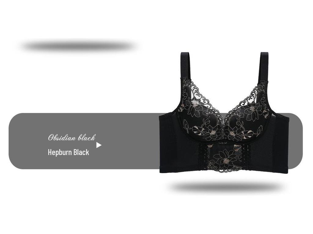 Cinema-Quality Lace Embroidery Underwire-Free Women's Shaping Bra