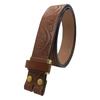 WING LEATHER Tochigi Leather Belt for Men - Genuine Leather, Replacement Strap Only, Casual, Made In Japan, Cowhide, Stylish, Embossed, 35mm (3.5cm)