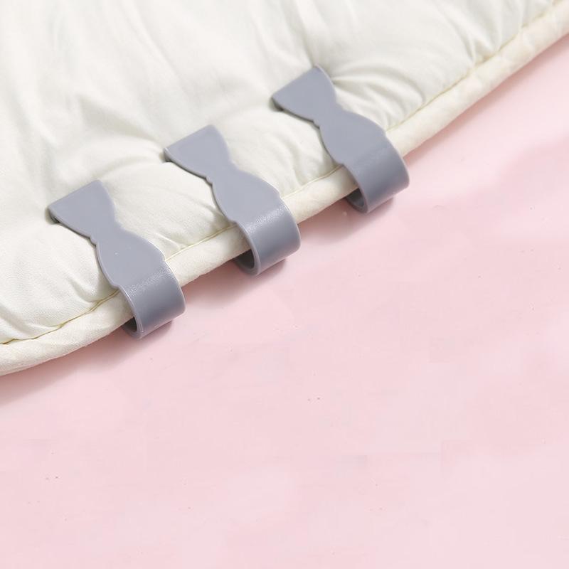 

3/6 шт. Регулируемые зажимы для полотенец для кухни и ванной комнаты, надежно закрепленные на месте кухонные полотенца, держатель для полотенец для ванной комнаты 3pcs серый