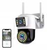 Dual Ip Smart Wifi Camera Outdoor Rotatable 4K 4Mpx Alarm Detection