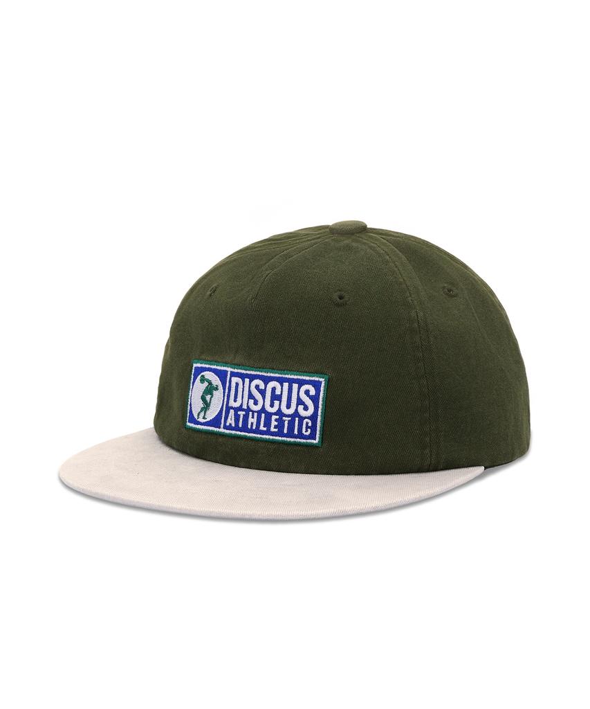 DISCUS ATHLETIC Logo 5-Panel Cap Khaki