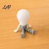3D Printing Ornament Printed Articulated LED Glow-in-the-Dark Action Figure Posable Light Bulb Head Night with Novelty Movable Joints Creative Desk