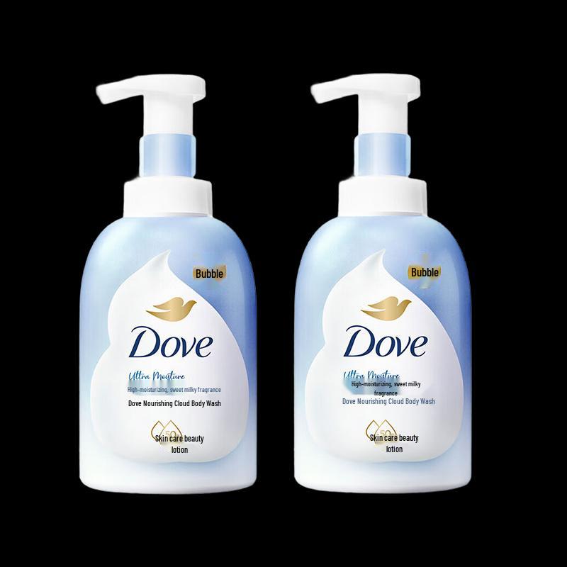Dove Deep Nourishing Hydrating & Brightening Bath Foam (2 x 400ml)