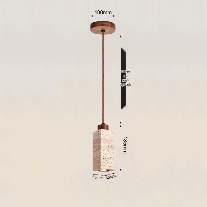 Wabi-Sabi Japanese Retro Pendant Light for Bedside and Bar Counter