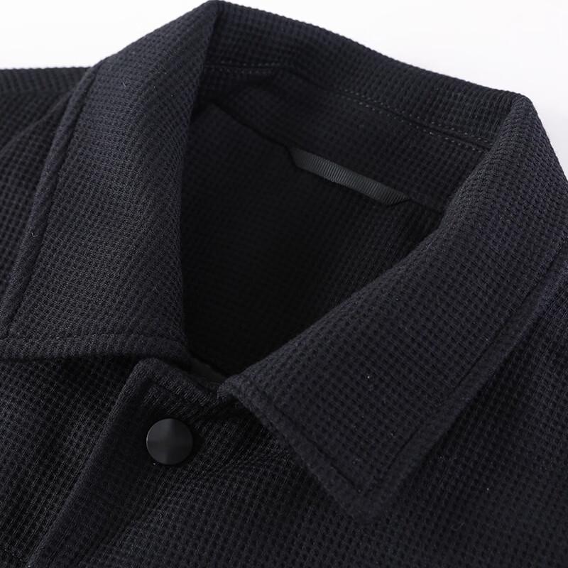 LOTTUS Men's Thickened Fleece-Lined Casual Lapel Jacket